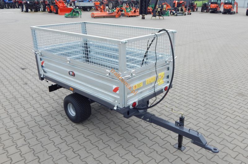 Przyczepa z oświetleniem 1500 BIG+ kiper+NADSTAWKI
